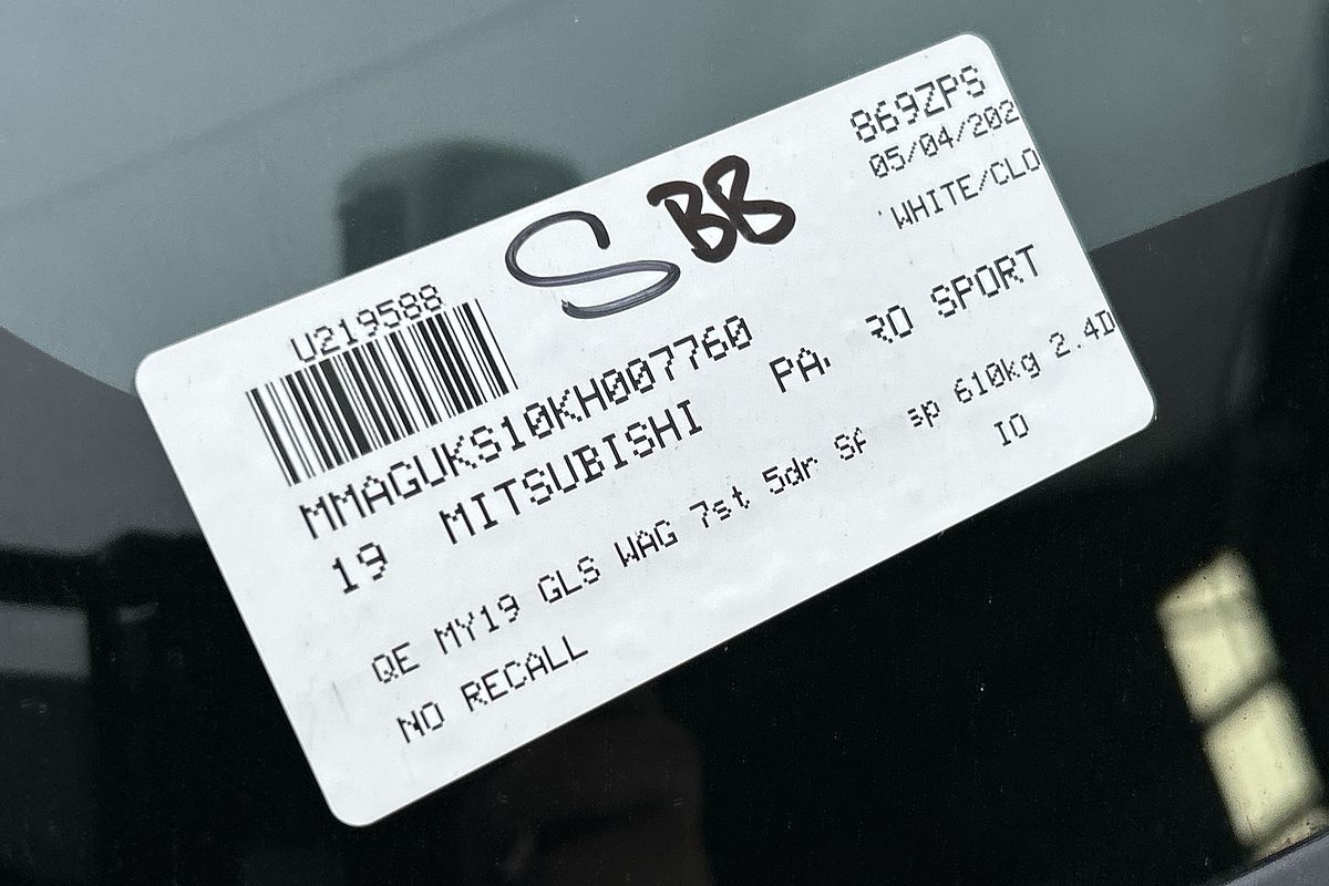 2019 Mitsubishi Pajero Sport GLS QE