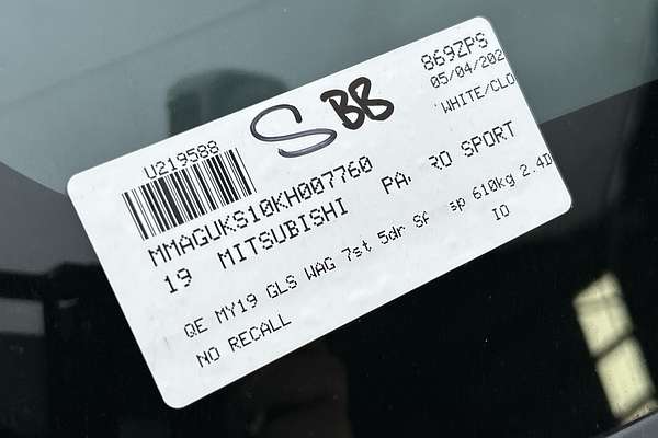 2019 Mitsubishi Pajero Sport GLS QE