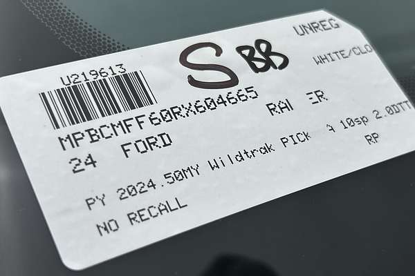 2024 Ford Ranger Wildtrak 4X4 2.0L