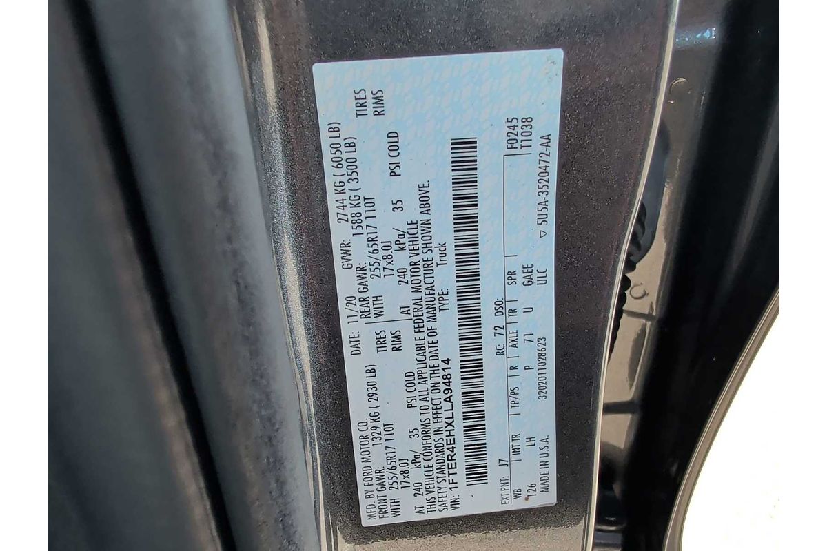 2020 Ford Ranger XLT