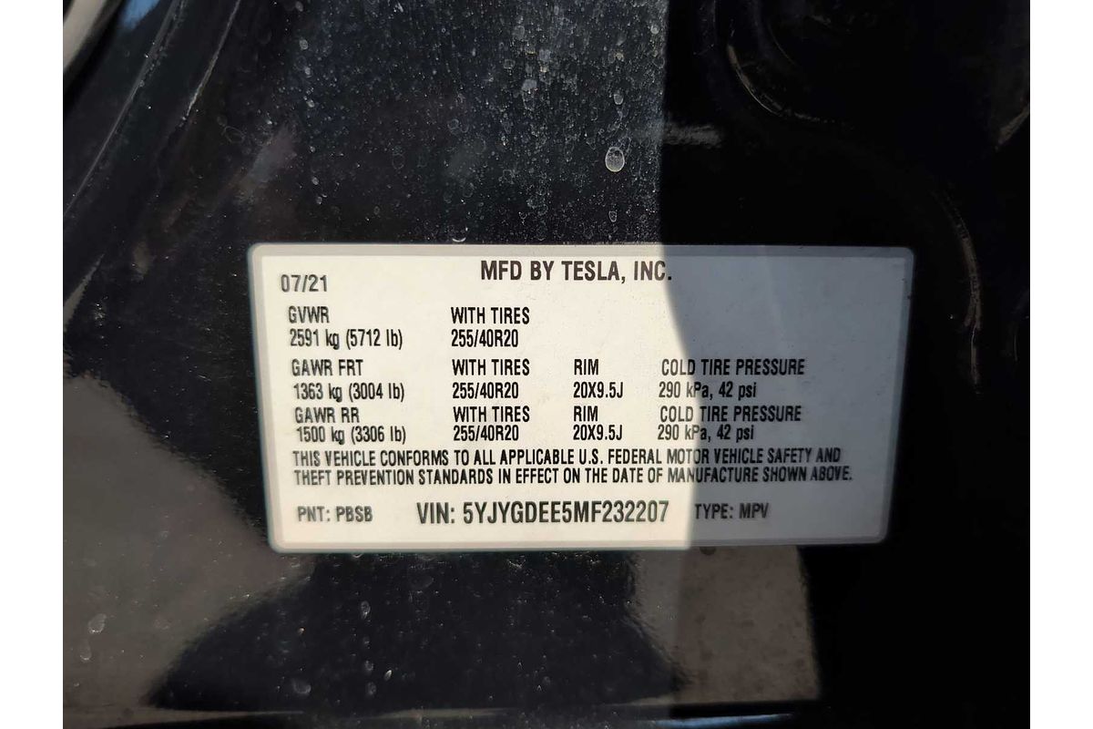 2021 Tesla Model Y Long Range