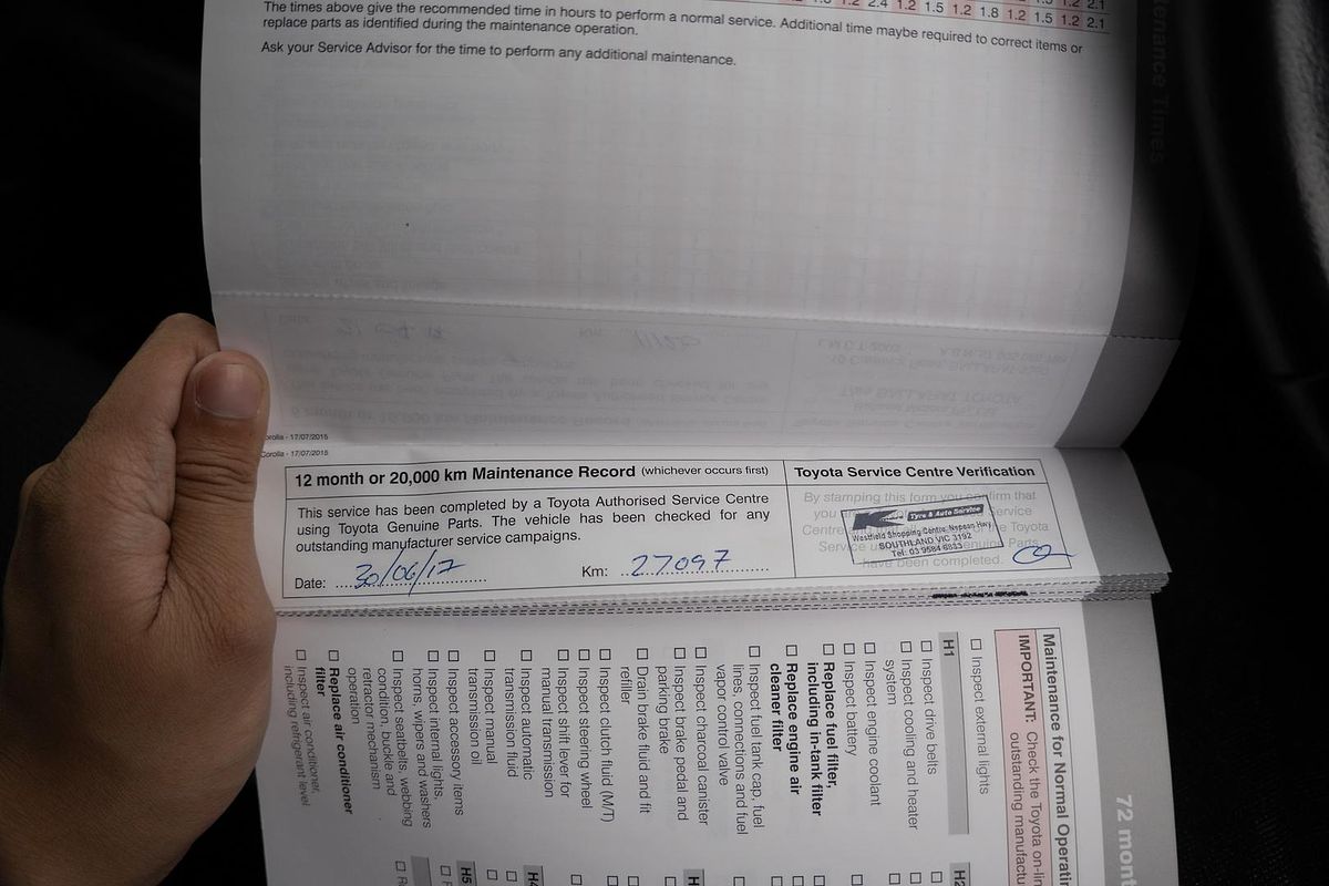 2015 Toyota Corolla Ascent Sport ZRE182R