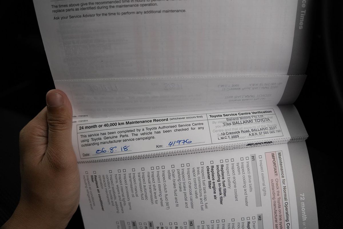 2015 Toyota Corolla Ascent Sport ZRE182R