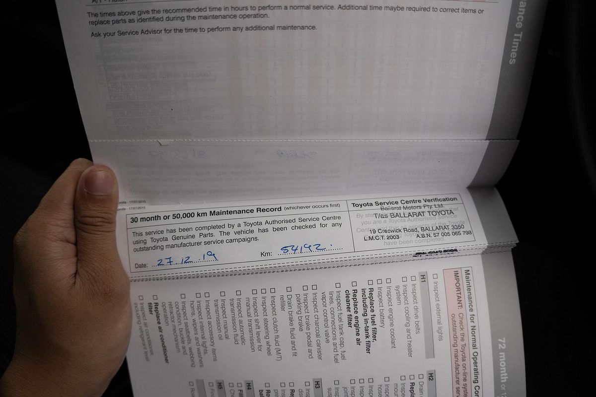 2015 Toyota Corolla Ascent Sport ZRE182R