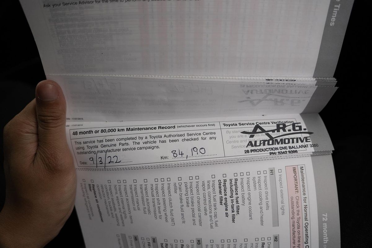 2015 Toyota Corolla Ascent Sport ZRE182R