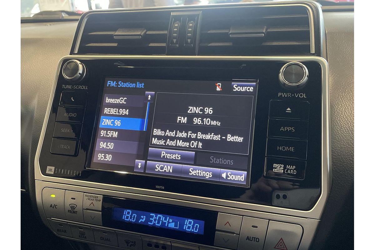 2018 Toyota Landcruiser Prado VX GDJ150R