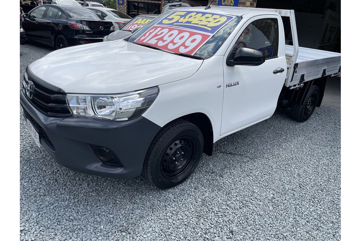 2017 Toyota Hilux Workmate TGN121R Rear Wheel Drive