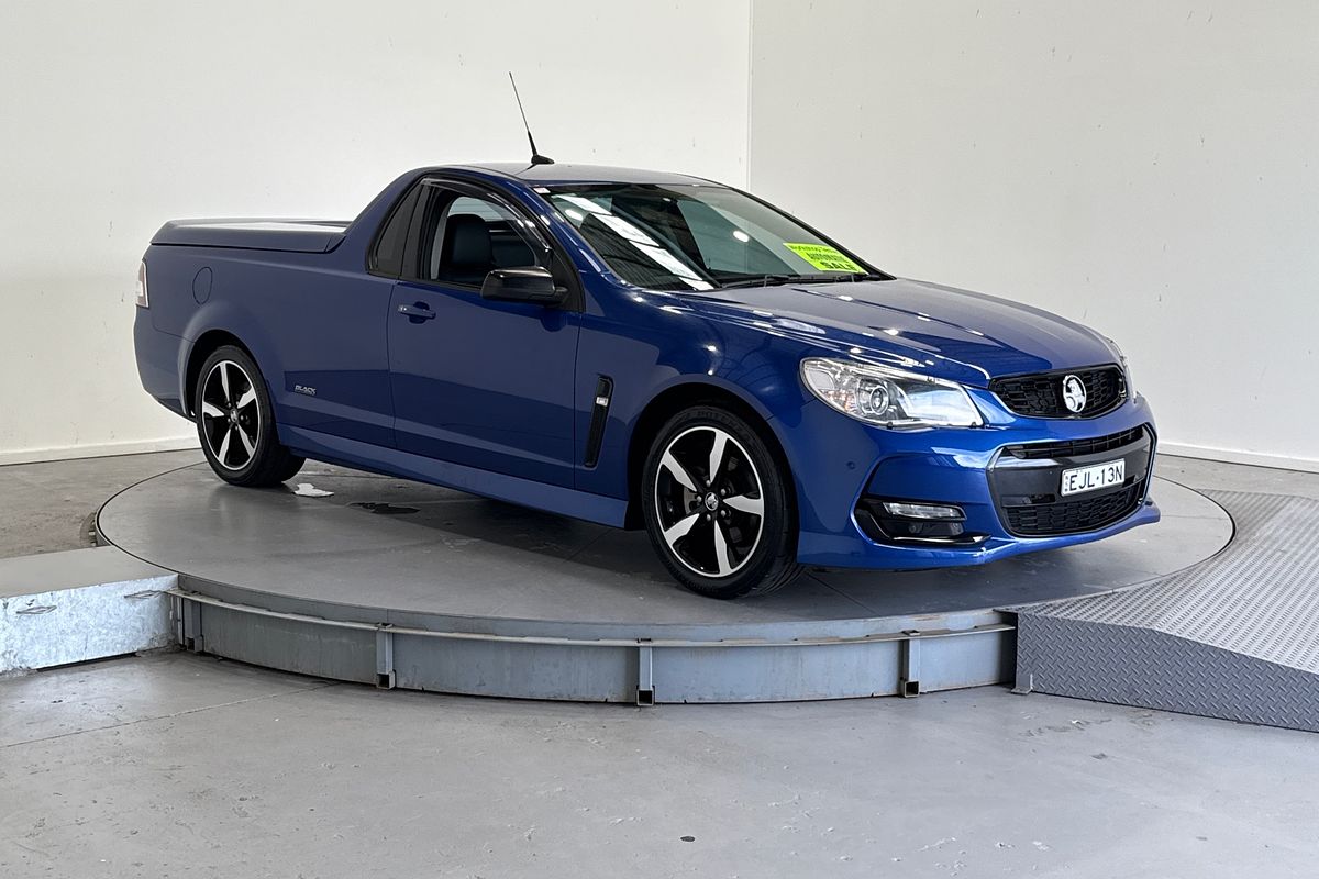 2016 Holden Ute SV6 BLACK EDITION VFII MY16 REAR WHEEL DRIVE