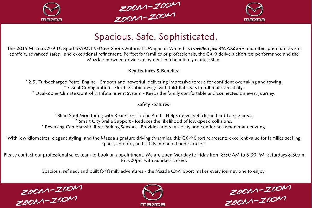 2019 Mazda CX-9 Sport TC