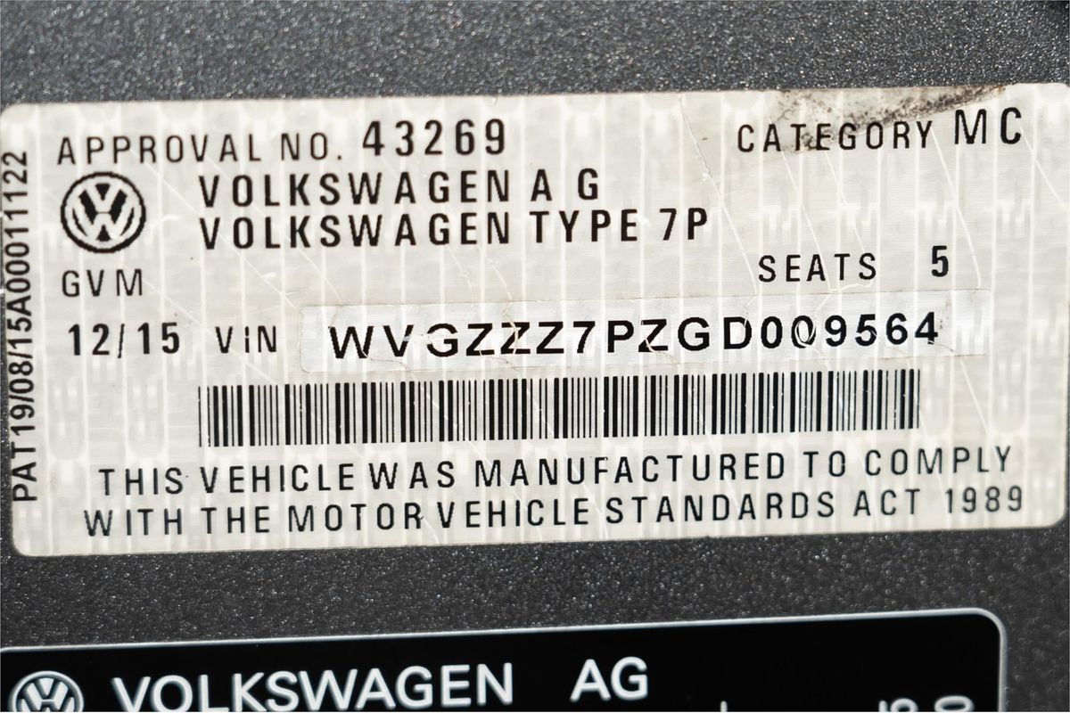 2014 Volkswagen Touareg 150TDI 7P