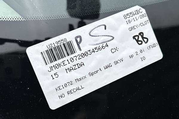 2015 Mazda CX-5 Maxx Sport KE Series 2