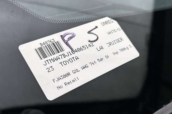 2023 Toyota Landcruiser GXL FJA300R