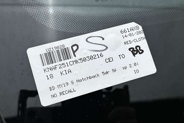 2018 Kia Cerato S BD