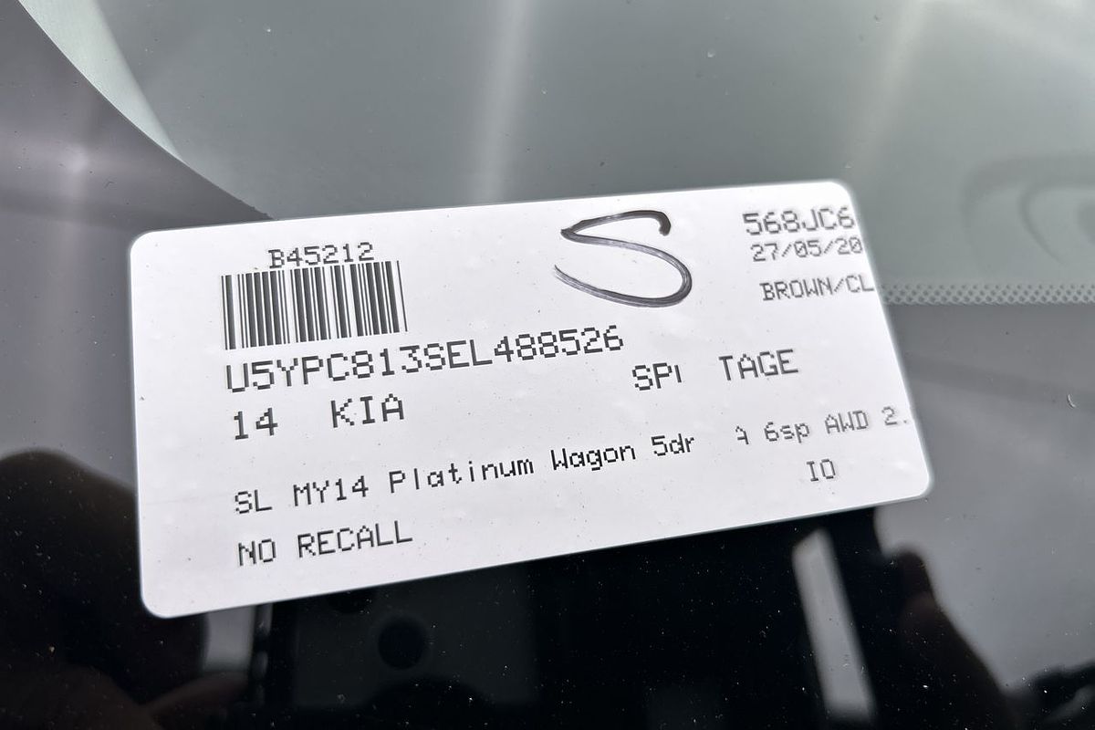 2014 Kia Sportage Platinum SL