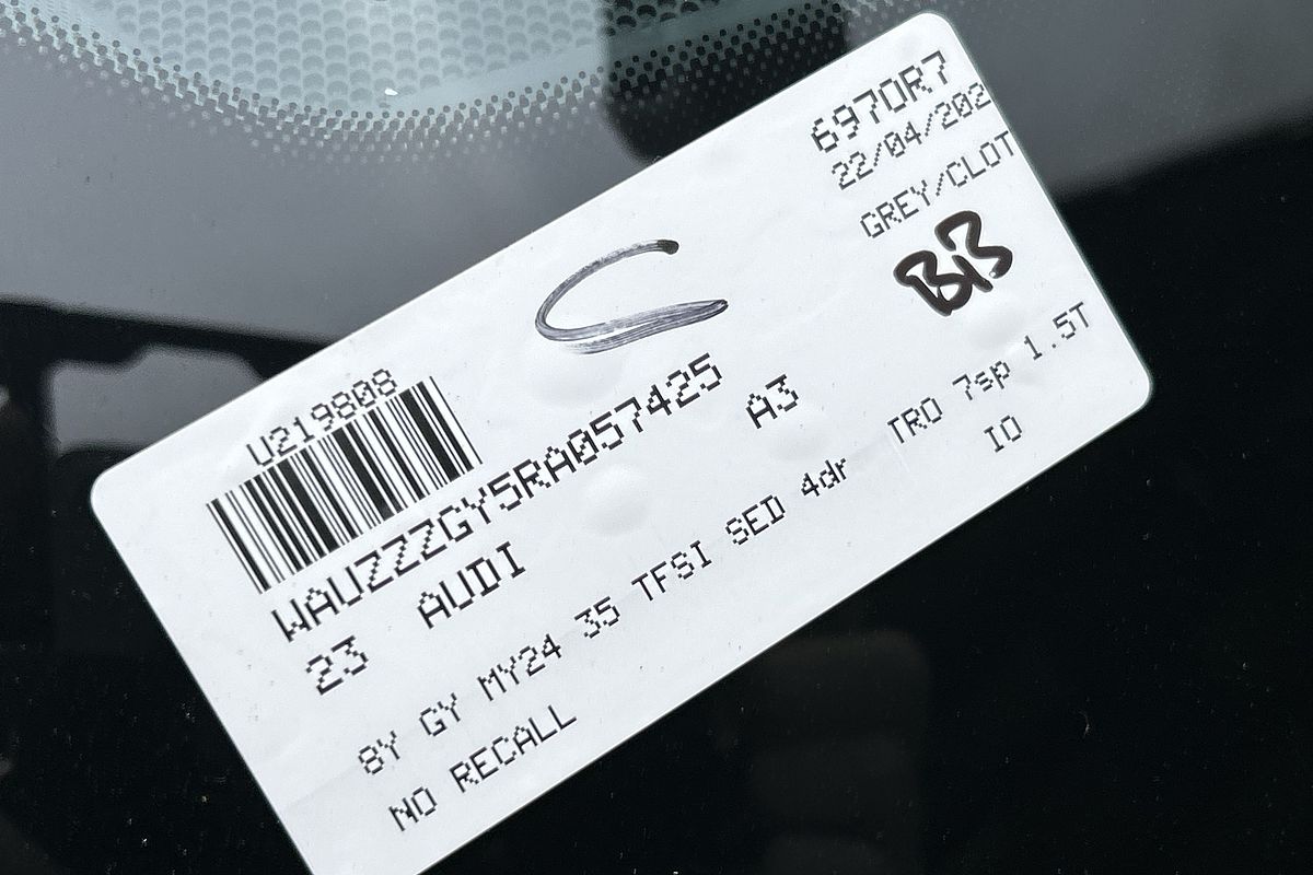 2023 Audi A3 35 TFSI GY