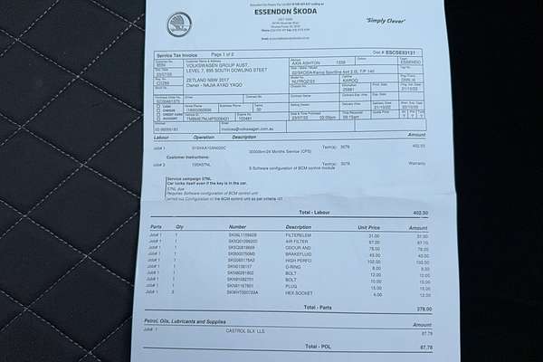 2022 SKODA Karoq 140TSI Sportline NU