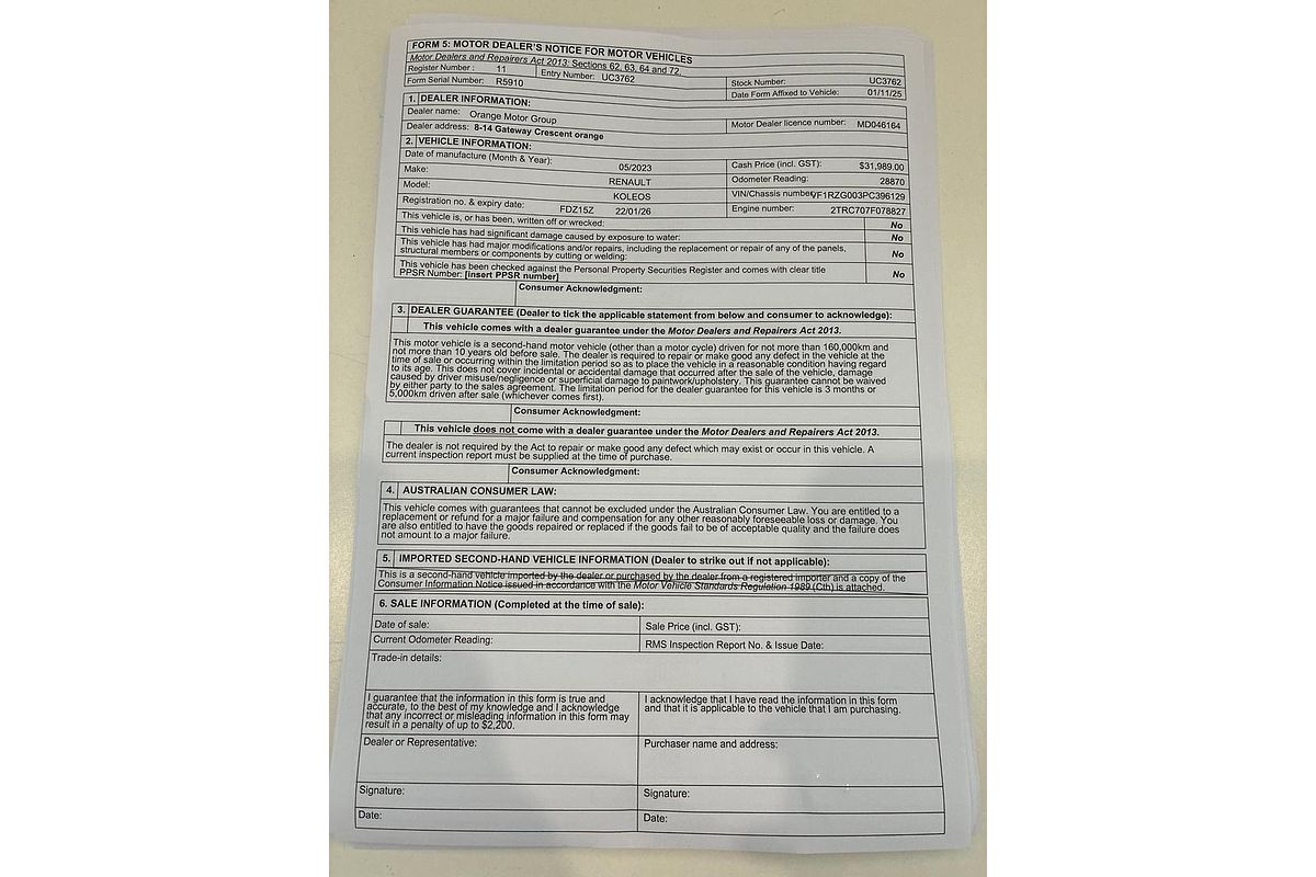 2023 Renault Koleos Iconic Edition HZG