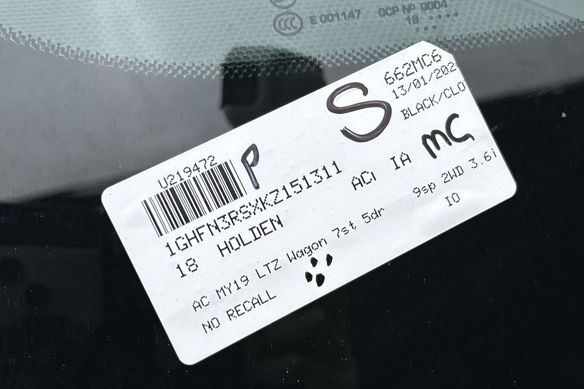 2018 Holden Acadia LTZ AC