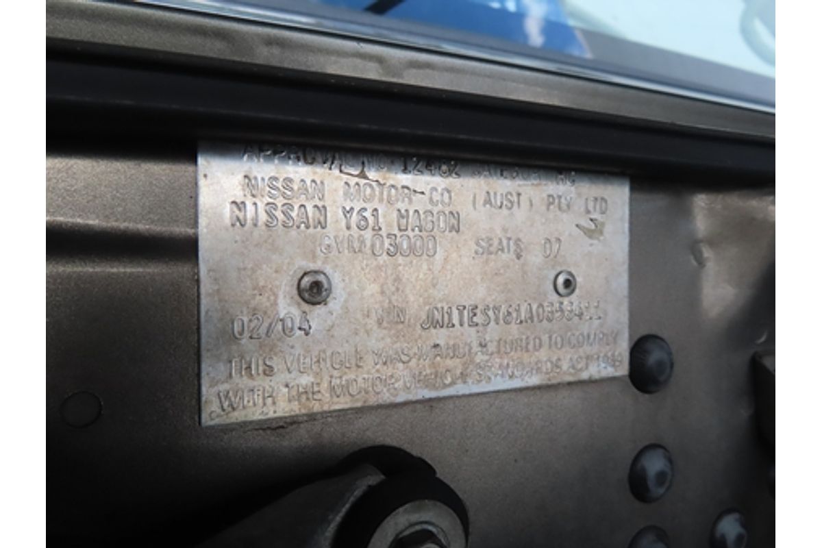 2004 Nissan Patrol ST-L GU IV