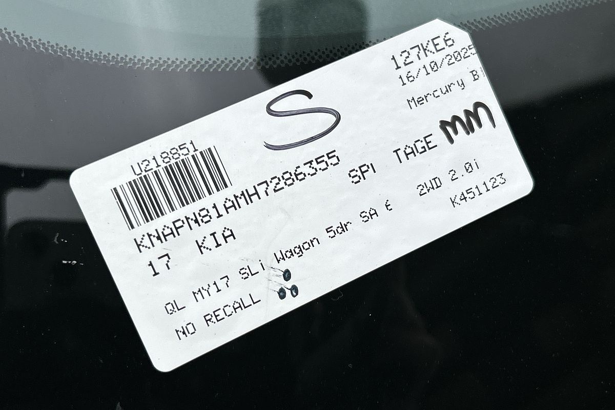 2017 Kia Sportage SLi QL