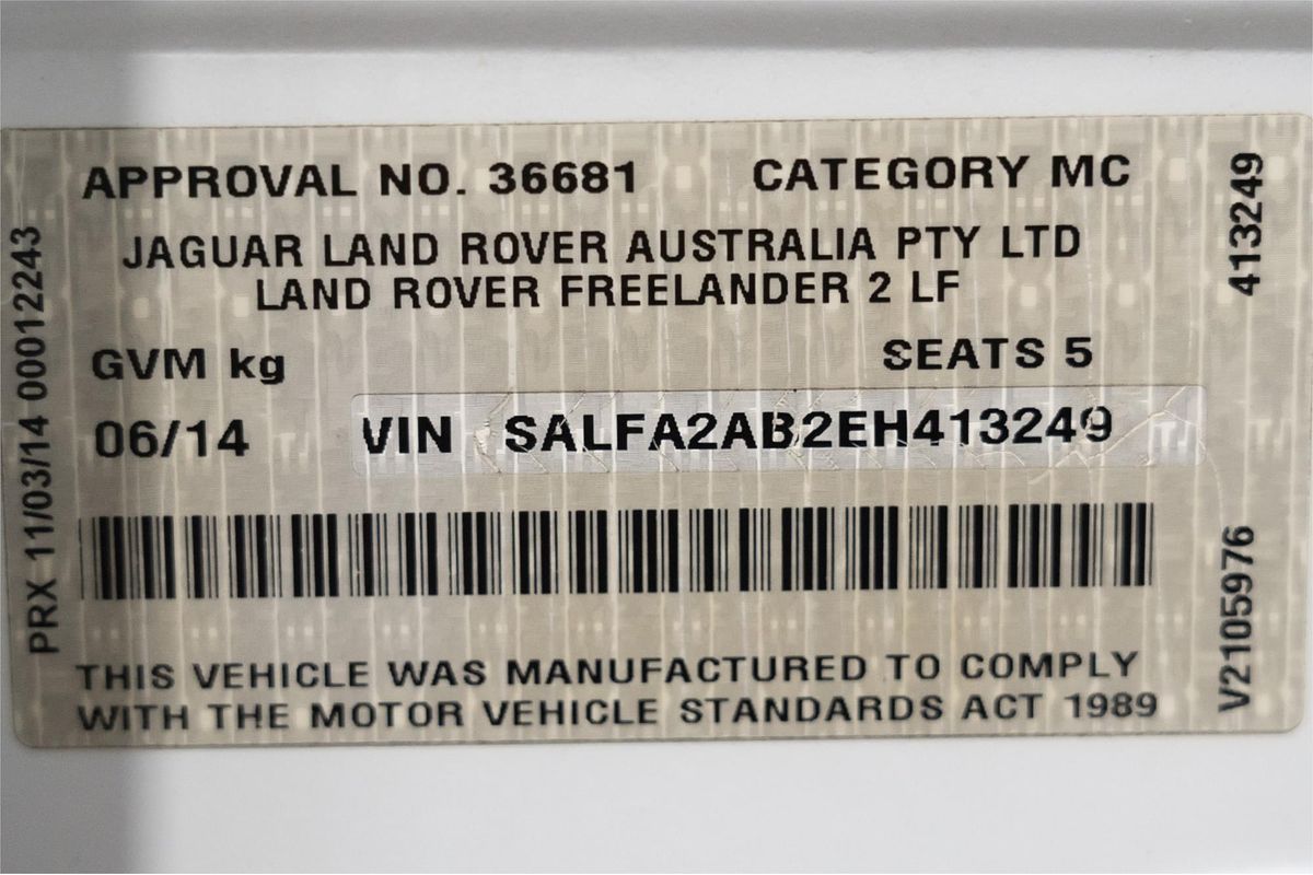 2014 Land Rover Freelander 2 TD4 LF