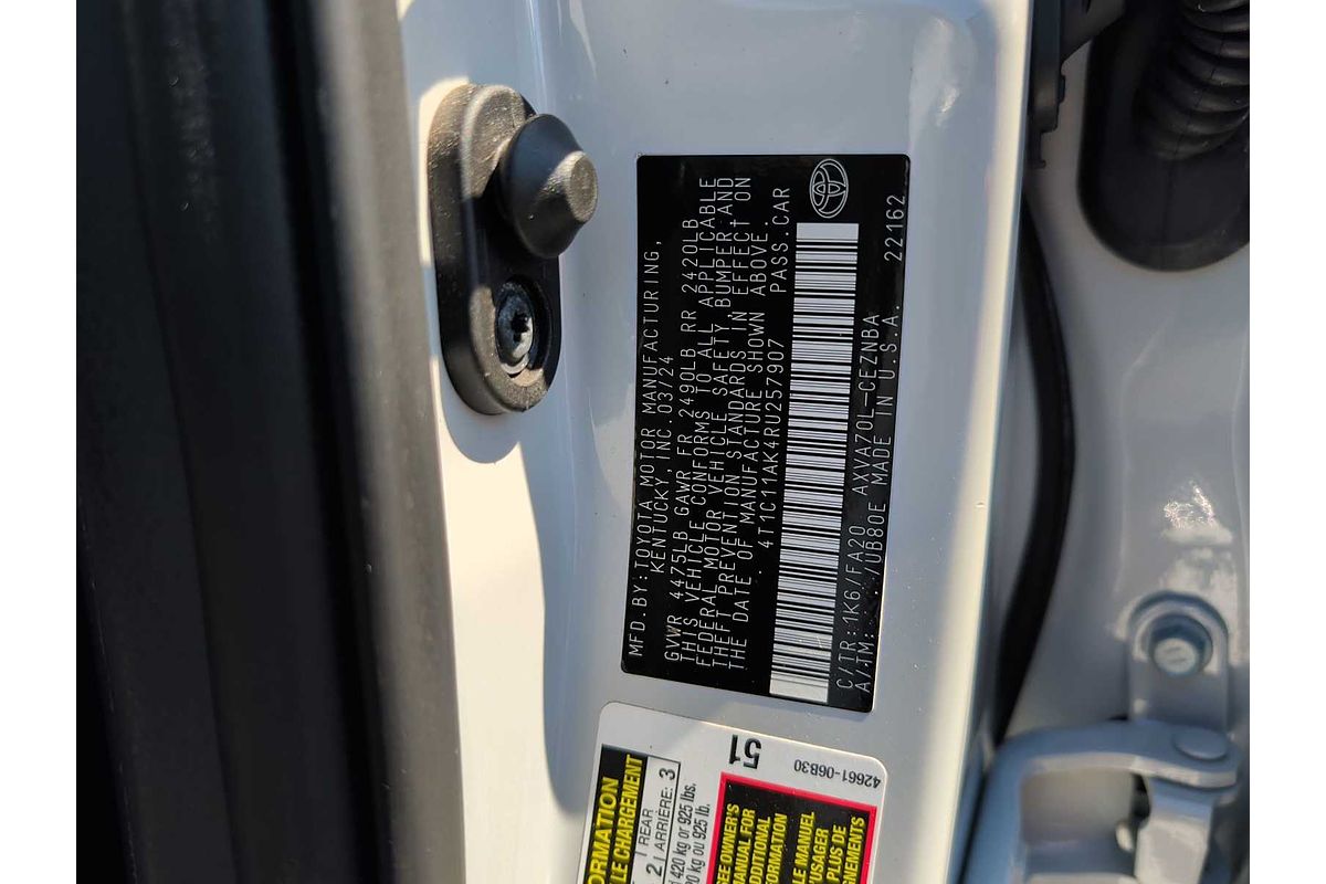 2024 Toyota Camry LE