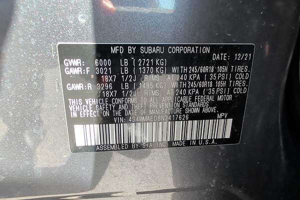 2022 Subaru Ascent Premium