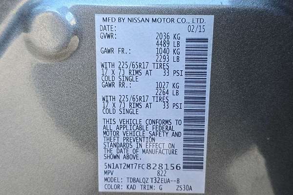 2015 Nissan Rogue SV