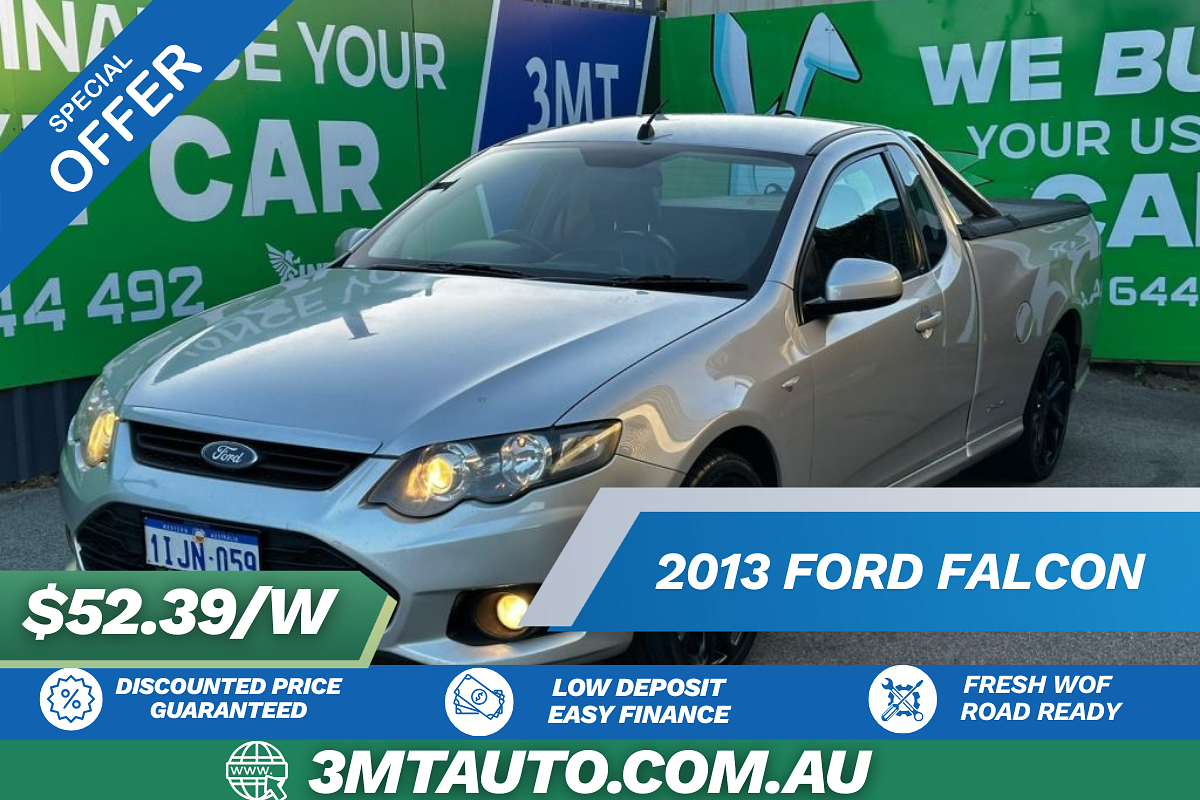 2013 Ford Falcon Ute XR6 EcoLPi FG MkII Rear Wheel Drive