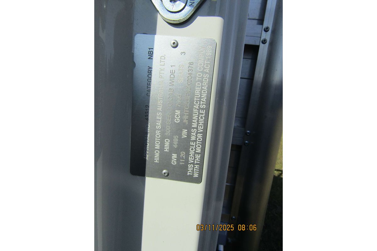 2020 Hino 300 Series 616 4x2 SWB