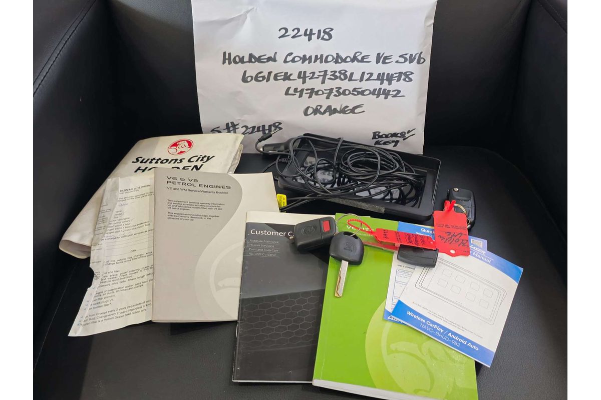 COMMODORE VE SV6 3.6L V6 MULTI POINT F/INJ 5 SP AUTOMATIC UTILITY