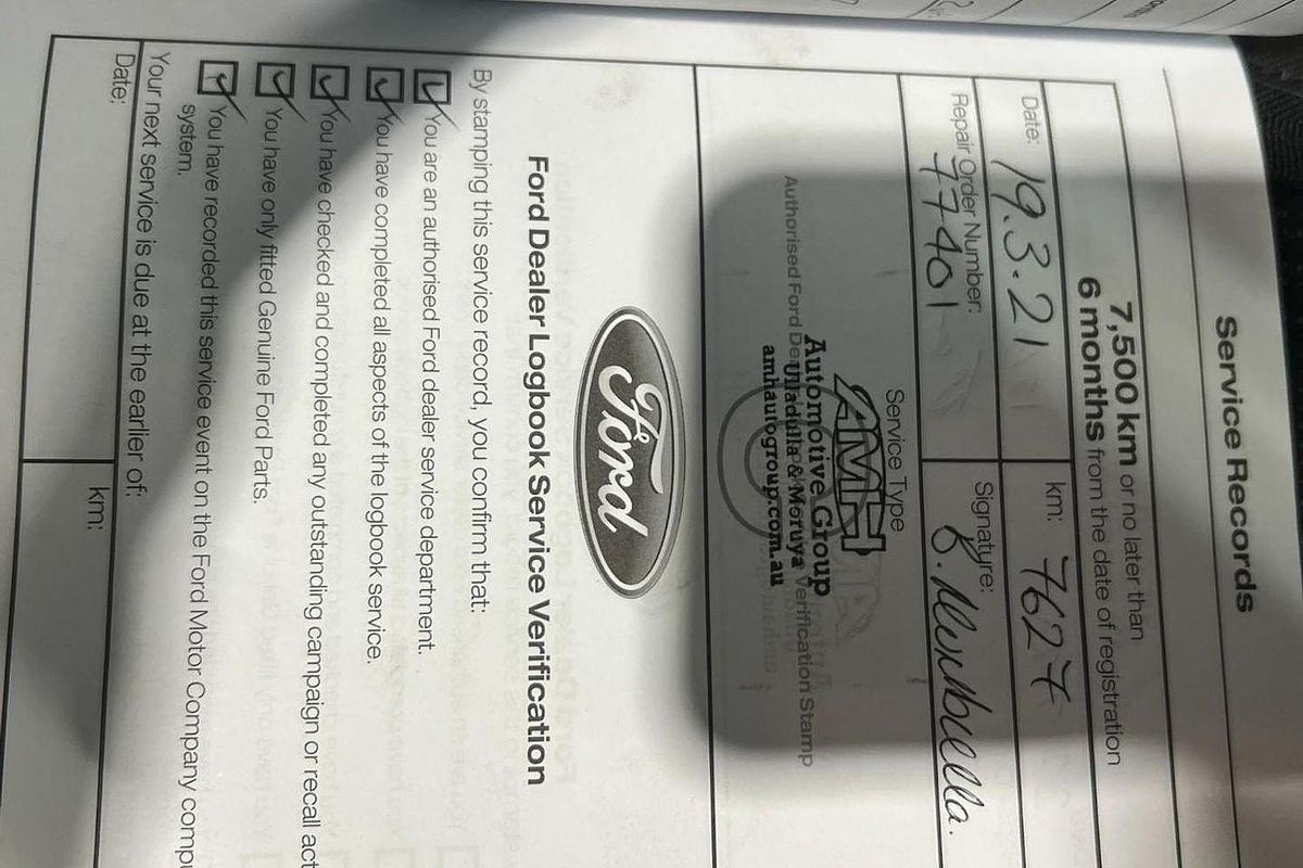 2020 Ford Ranger XLS PX MkIII 4X4 3.2L