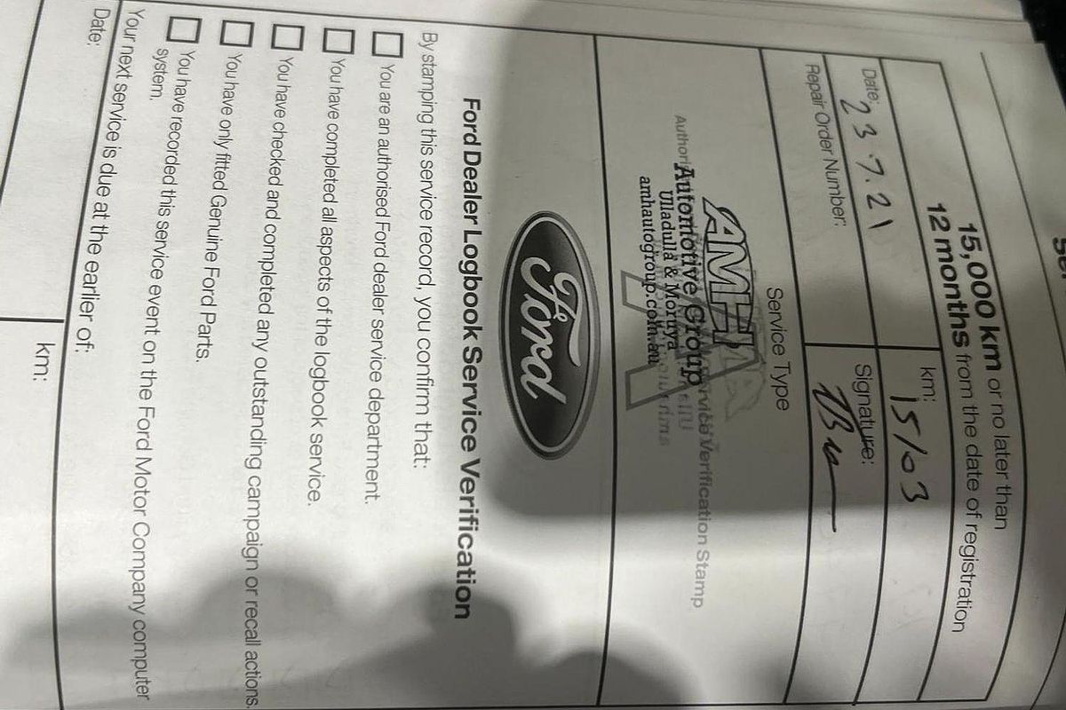 2020 Ford Ranger XLS PX MkIII 4X4 3.2L