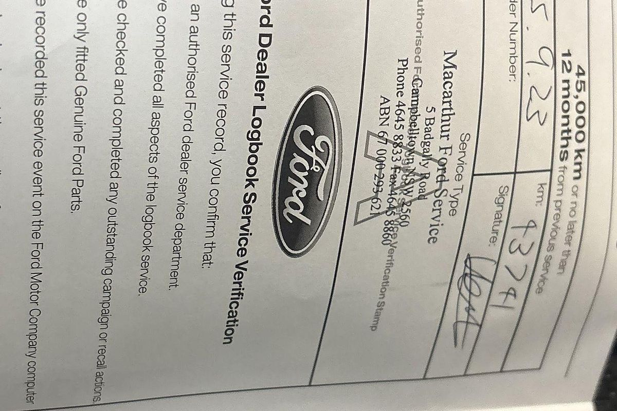 2022 Ford Everest Ambiente UA II 3.2L