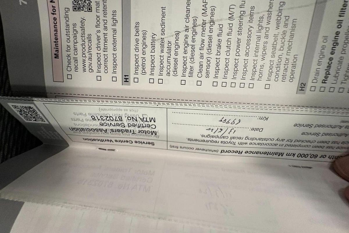 2018 Toyota Hilux Workmate TGN121R Rear Wheel Drive