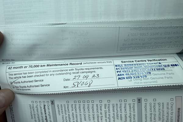 2019 Toyota Hilux SR GUN126R 4X4