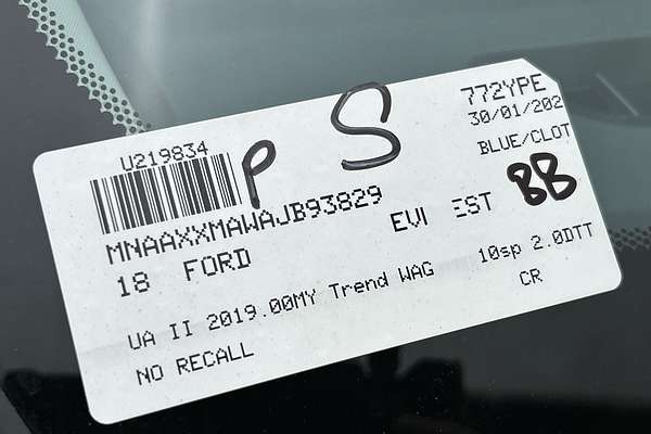 2018 Ford Everest Trend UA II 2.0L