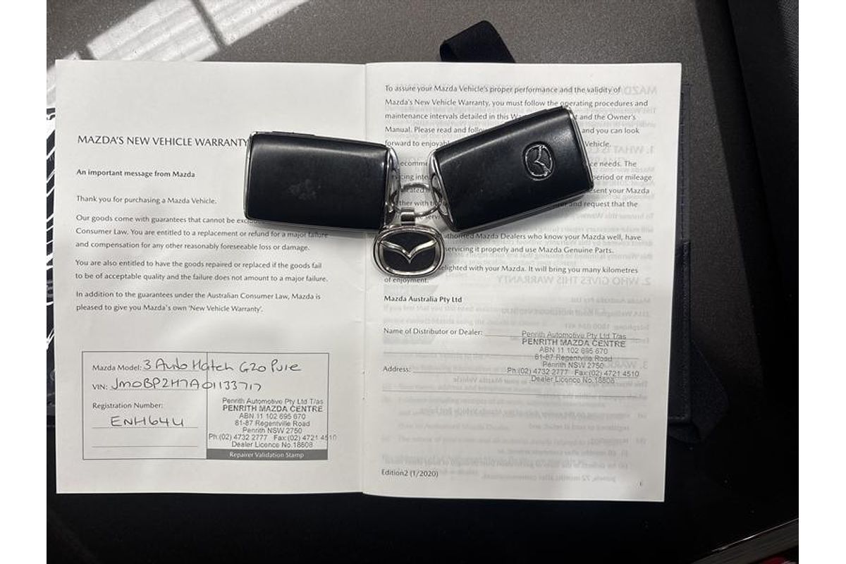 2021 Mazda 3 G20 Pure BP Series