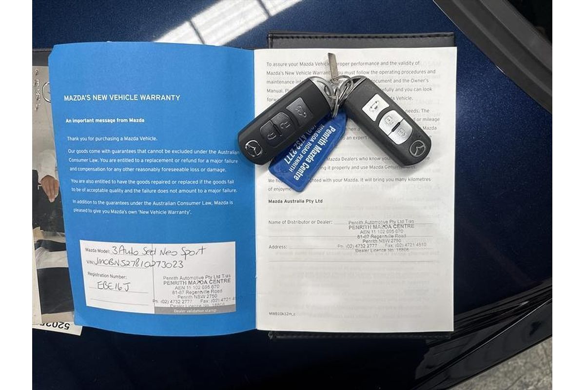 2018 Mazda 3 Neo Sport BN Series