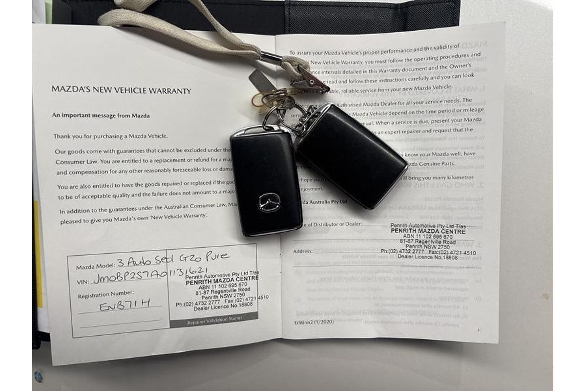 2021 Mazda 3 G20 Pure BP Series