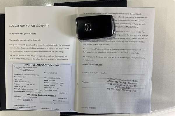 2019 Mazda 3 G20 Pure BP Series