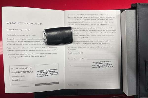 2019 Mazda 3 G20 Evolve BP Series