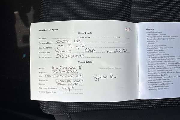 2019 Kia Cerato S BD