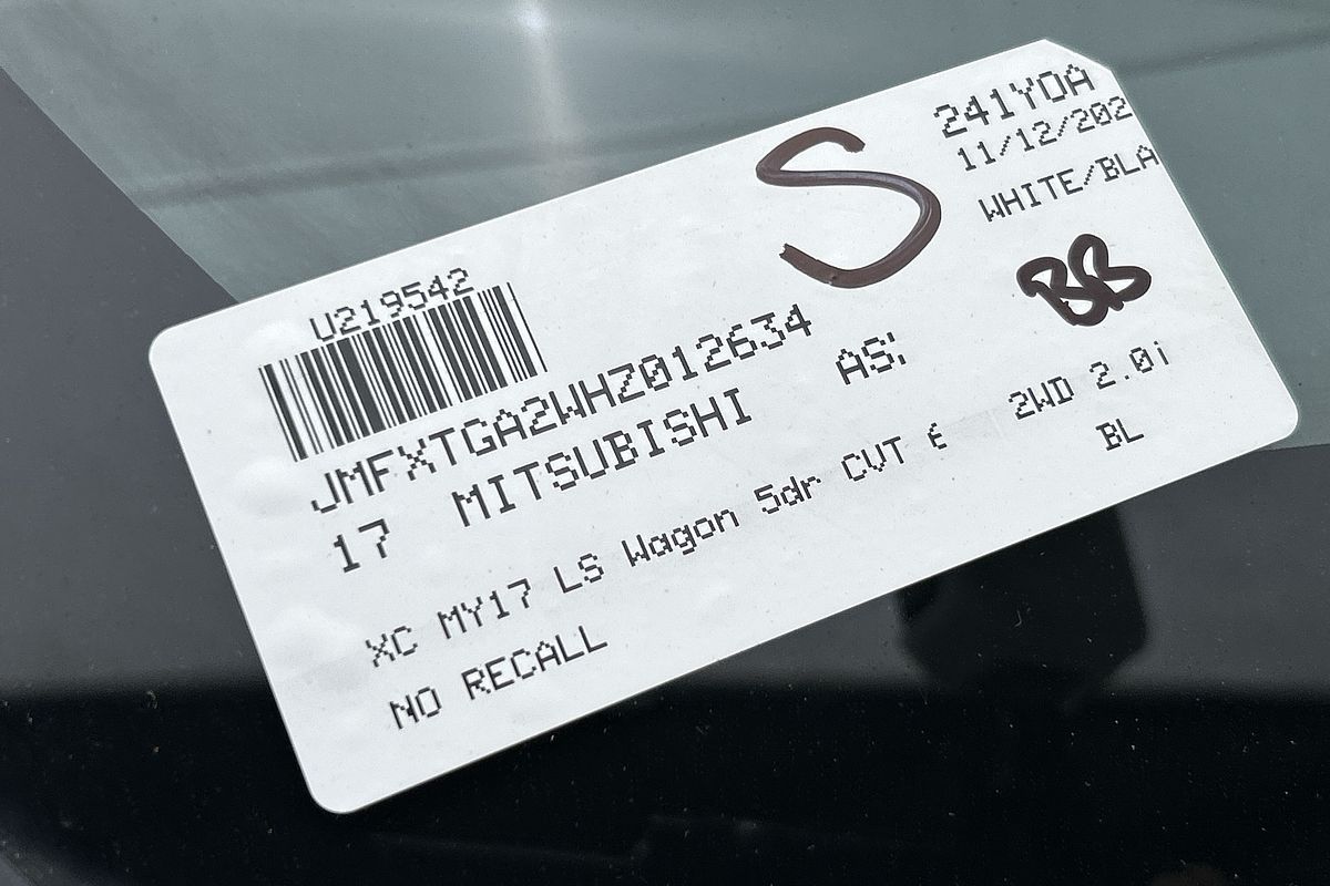 2017 Mitsubishi ASX LS XC