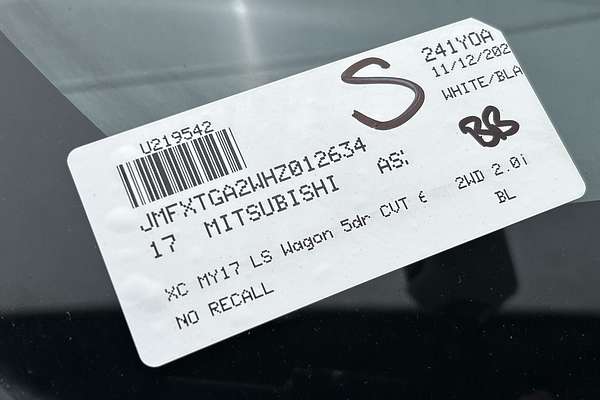 2017 Mitsubishi ASX LS XC