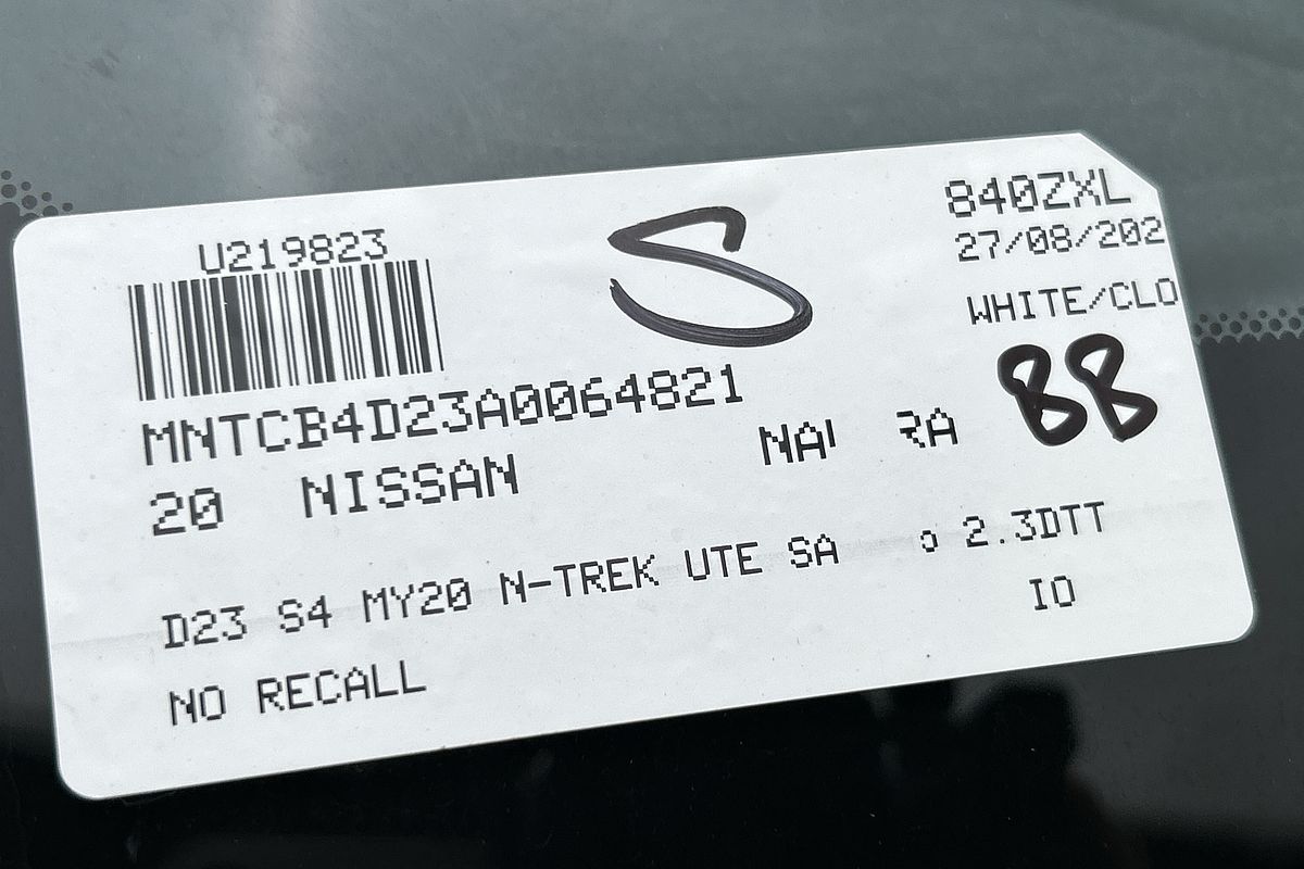 2020 Nissan Navara N-TREK D23 Series 4 4X4