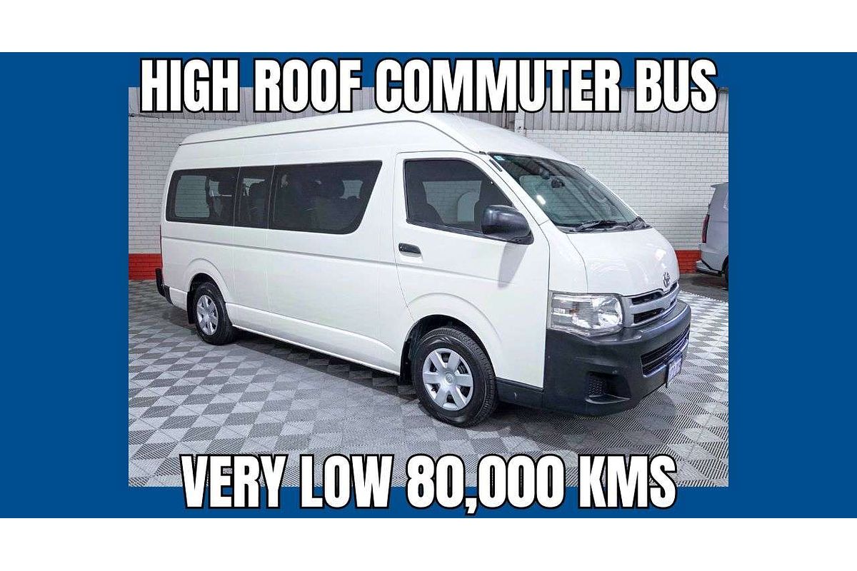 2013 Toyota Hiace Commuter TRH223R ELWB High Roof