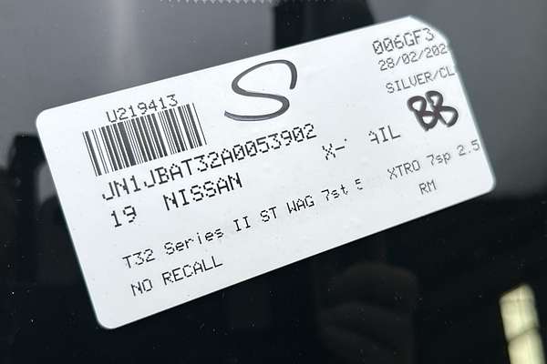 2019 Nissan X-TRAIL ST T32 Series II