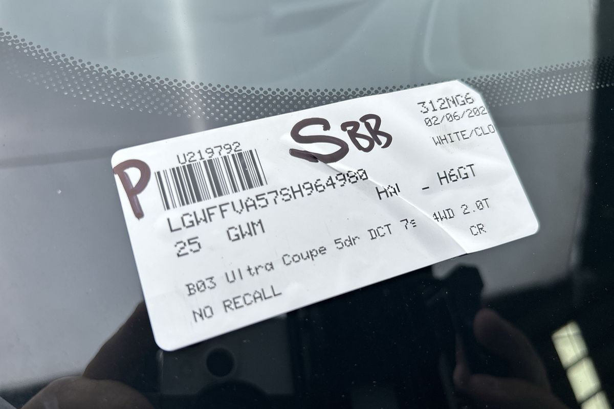 2025 GWM Haval H6GT Ultra B03