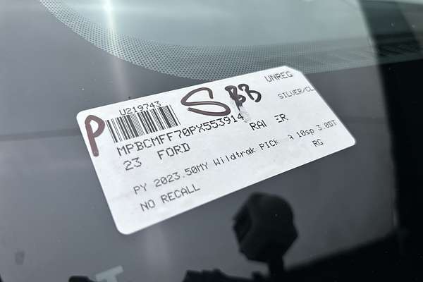 2023 Ford Ranger Wildtrak 4X4 3.0L